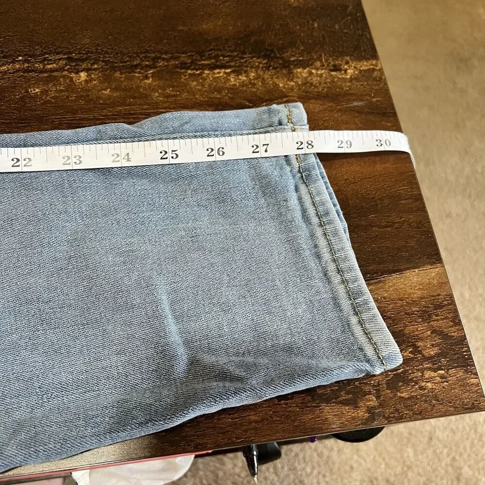 Banana Republic Men’s Skinny Fit Light Wash Blue Denim Jeans Cotton 5-Pocket